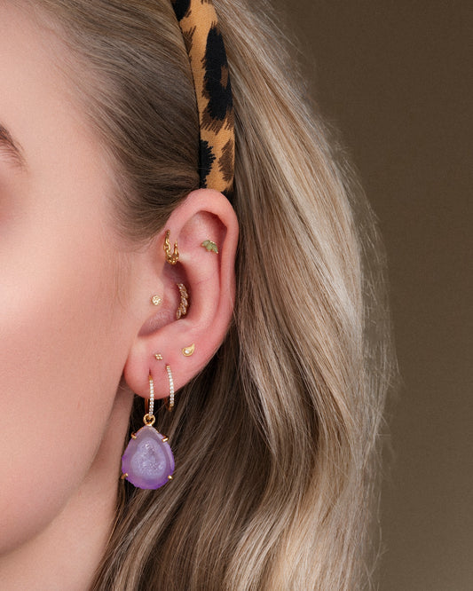 Geode oorbellen - Renée