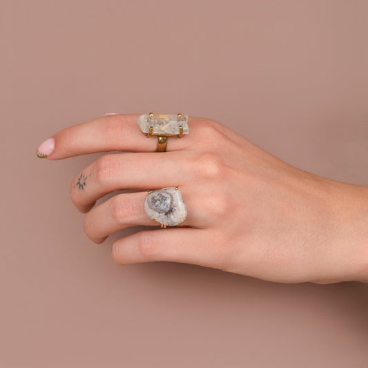 Geode ring - Rue