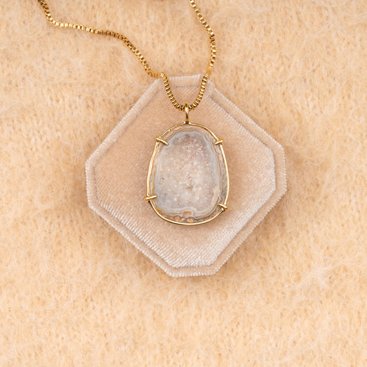 Geode ketting - Lyra