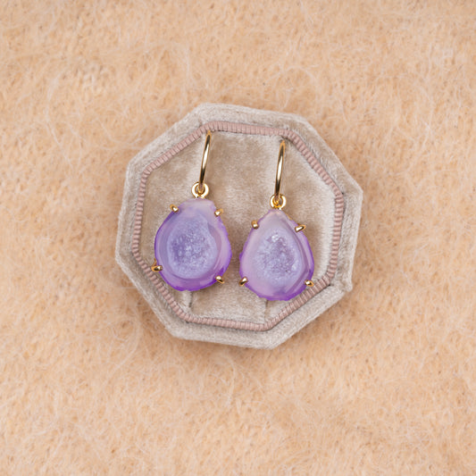 Geode oorbellen - Renée