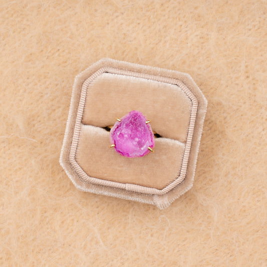 Geode ring - Flora